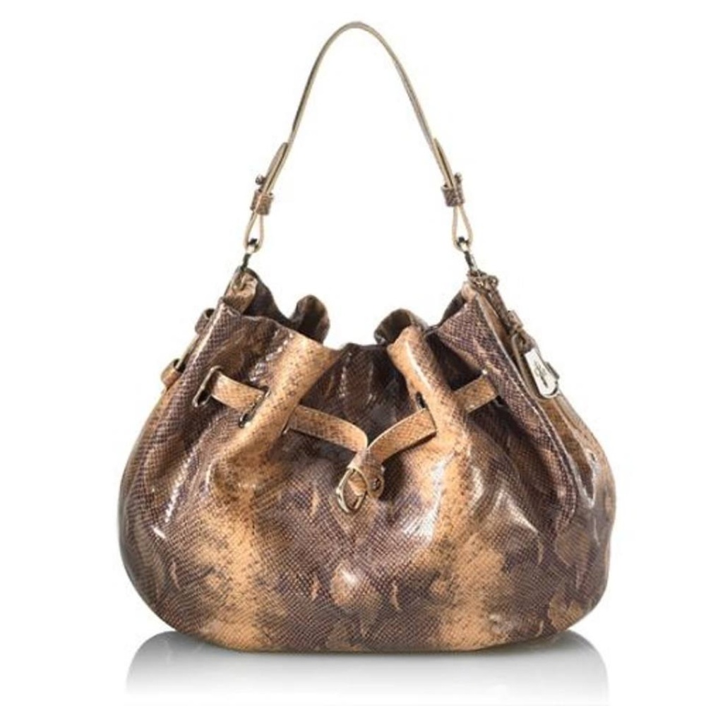 * Cole Haan Ellie Python Cornelia Drawstring - image 1